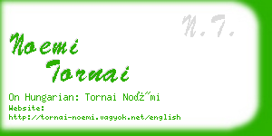 noemi tornai business card